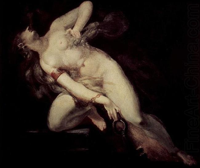 Die Sunde, vom Tod verfolgt, Johann Heinrich Fuseli